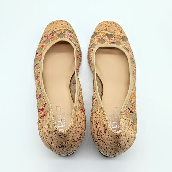 Sesto Meucci Italy Myra Cork Mesh Jute Espadrilles - Picture 4 of 9